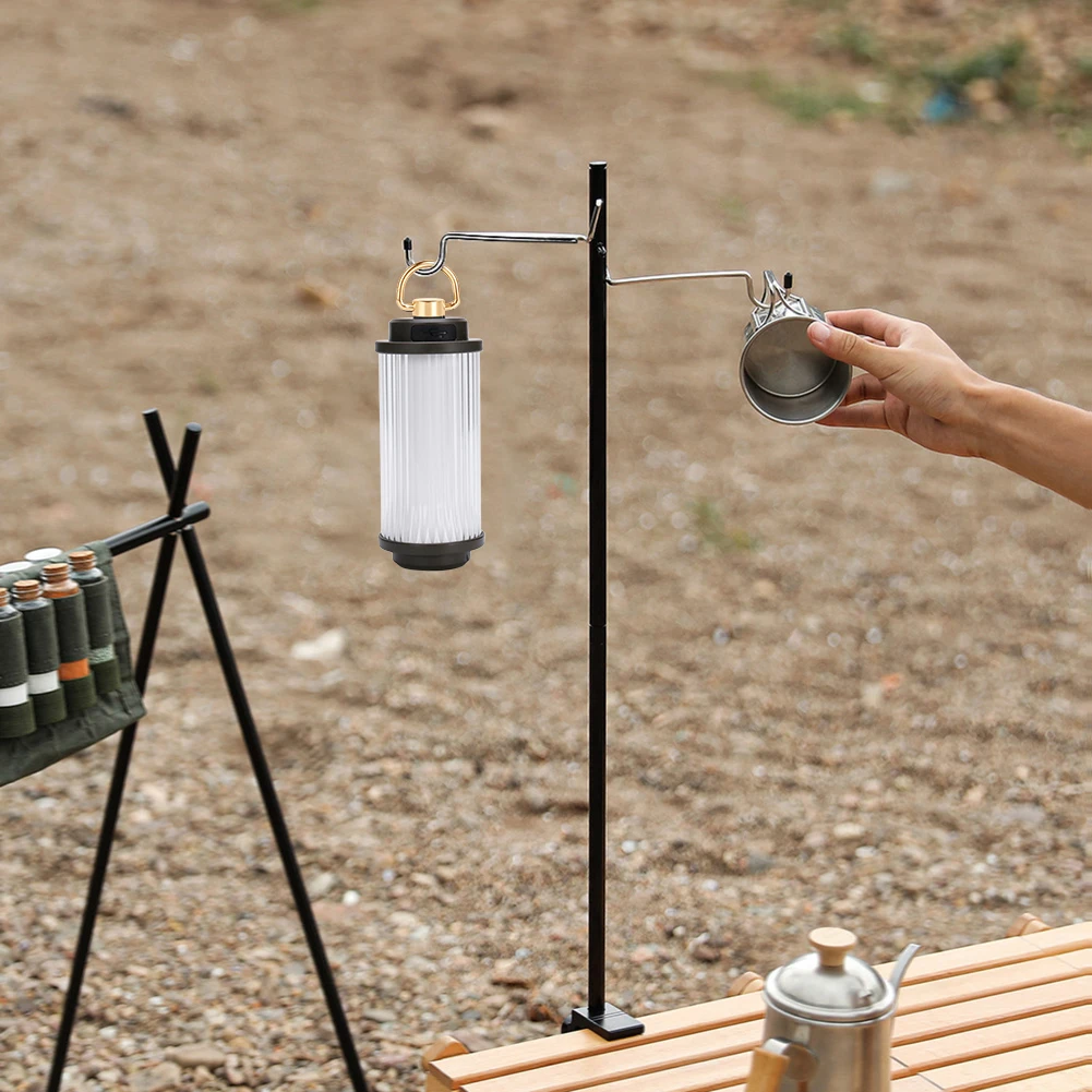 Light Stand Hook Stainless Steel Camping Lamp Hook D Ring Outdoor Lantern D Hanging Ring for 38KT Flashlight for ML4 GZ Lamp