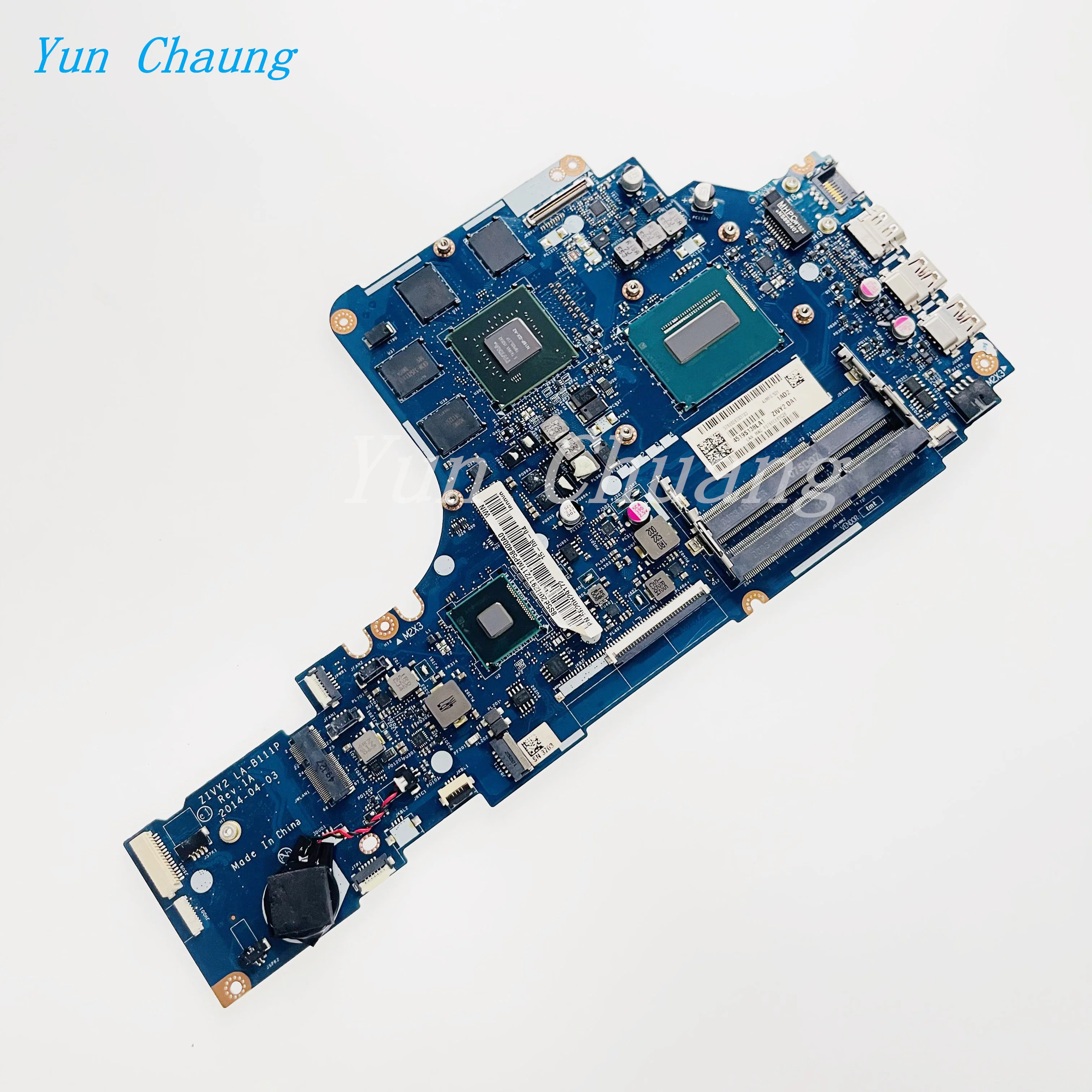 ZIVY2 LA-B111P For Lenovo Ideapad Y50-70 Laptop Motherboard With