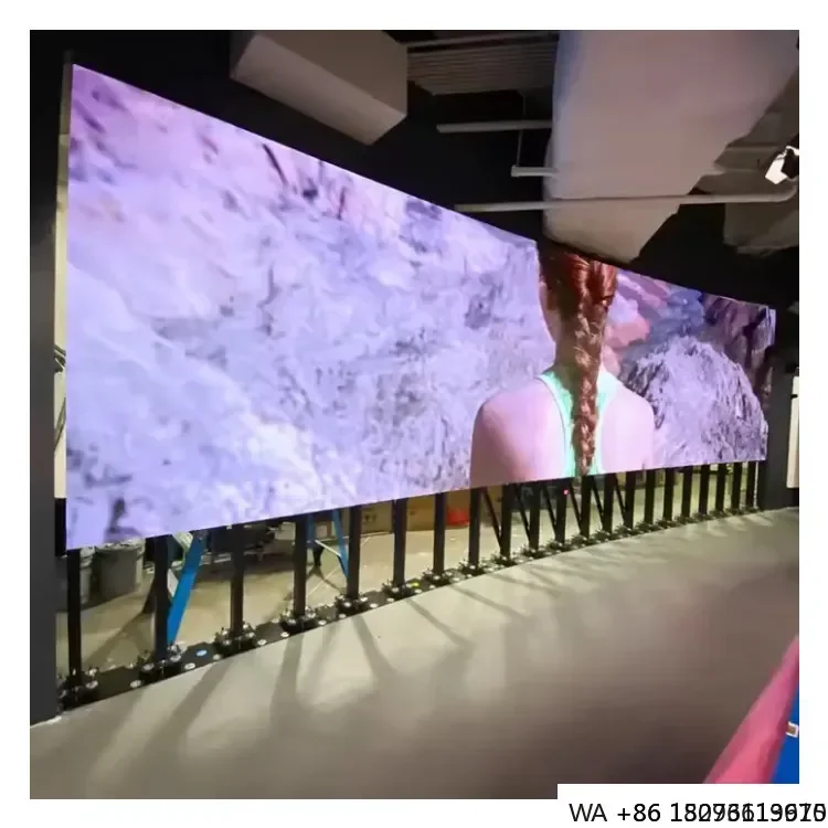 실내 P2.604 LED 비디오 월 맞춤형 고정 패널(개인 영화관용) 4K 플레이어 1000x500mm