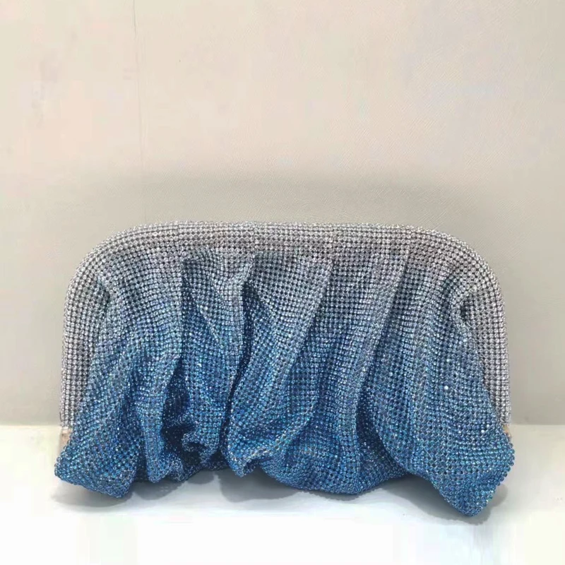 thumbnail image 1 of Bolsos de noche con clip para mujer, bolsos de diseñador de lujo, monedero, novedad de 2023, bolso de mano con diamantes de imitación brillantes para PC, bandolera, 1 of 5