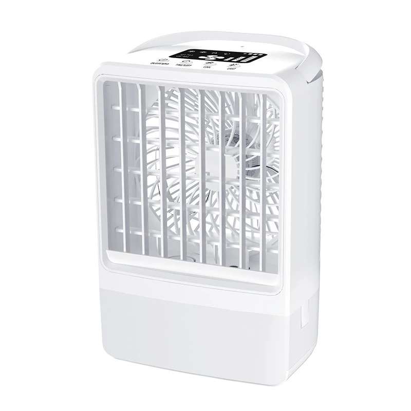 

1Set Desktop Water-Cooled Fan USB Air-Conditioning Fan Refrigeration Small Spray Mute Fan ABS