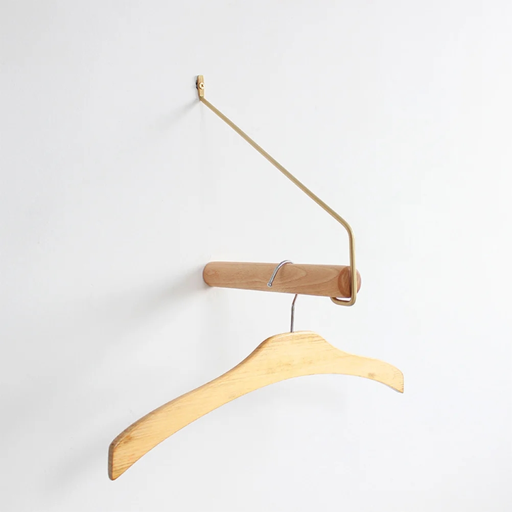 

Clothes Hanger Wall Mount Decoration Hook Wall Creative Wooden Bedroom Door Hook Hanger