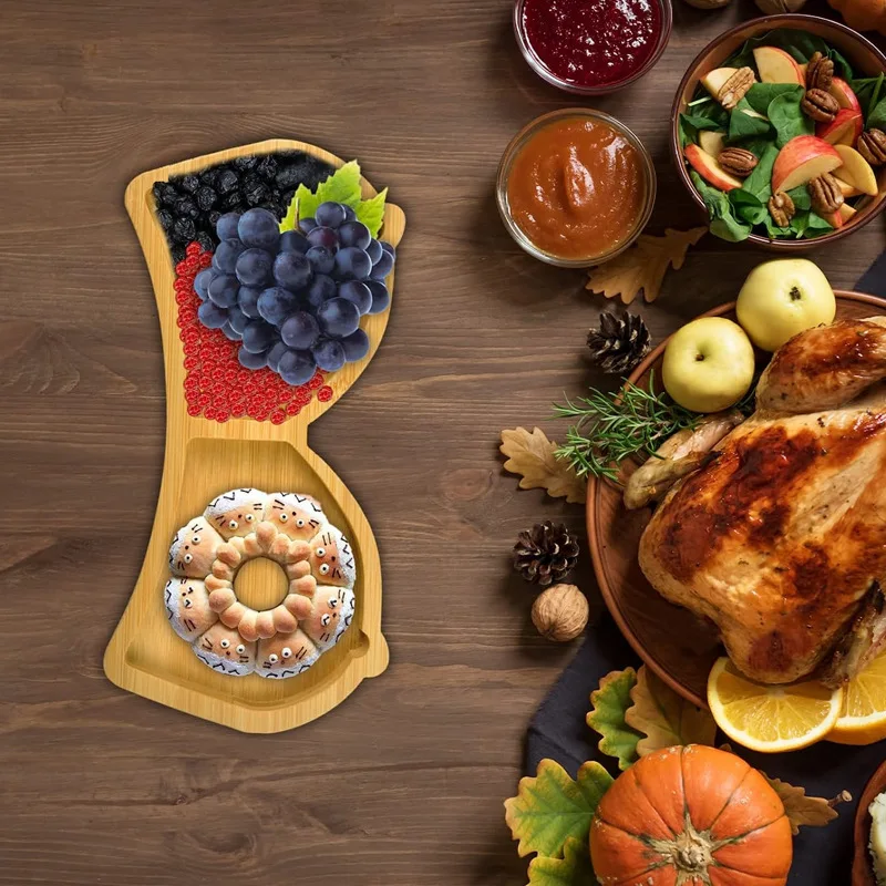 

Поднос для закусок, подносы для сервировки еды, тарелки для еды, деревянная тарелка, органайзер для хранения фруктов, десертов, сладостей, кухни