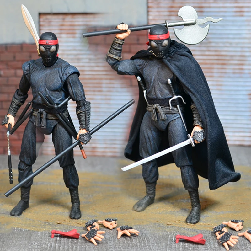 Originale Neca Shredder Krang Turtle Slade Sprint Bigfoot Soldier 7 Pollici Doll Model 1990 Classic Mobile Action Figure Toys