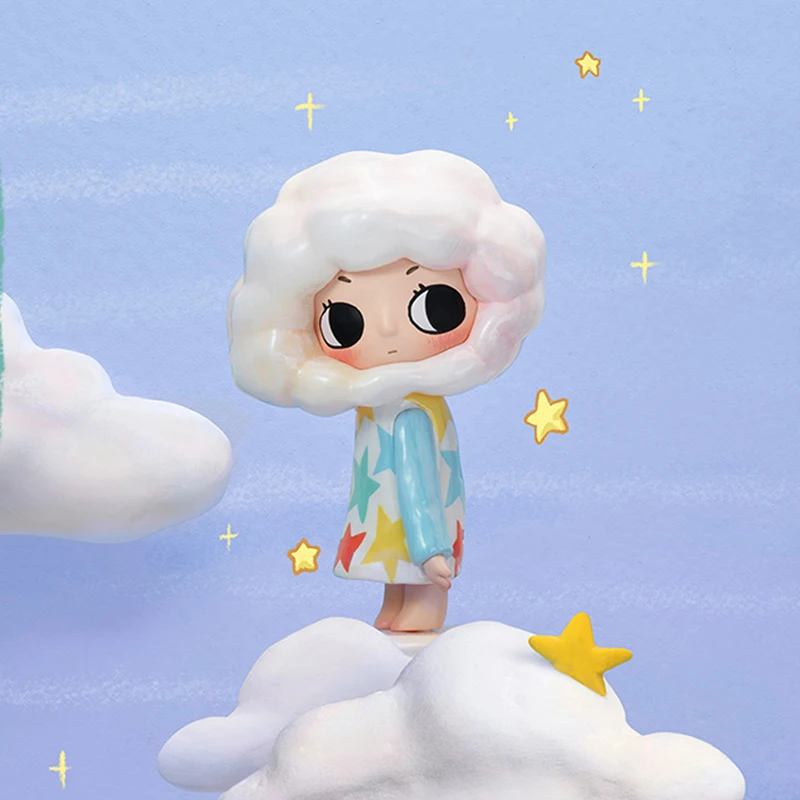 Pop Mart Nyotas Flauschige Life Series Blind Box Toys Guess Bag Mystery Box Mistery Caixa Action Figure Surpresa Model Birthday