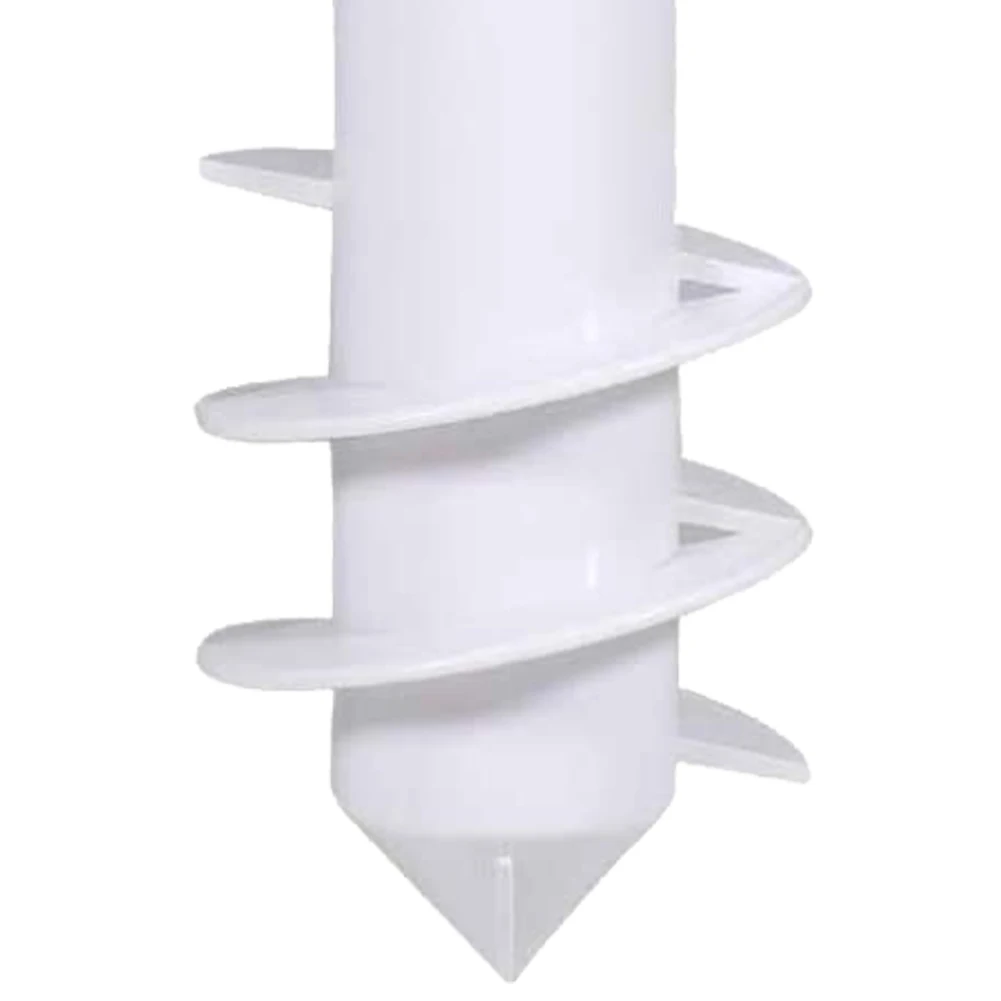 3/5 Spin Beach Umbrella Stand with Hook Inserts Spiral Umbrella Plug Windproof Umbrella Ground Anchor Outdoor Travel Accessories