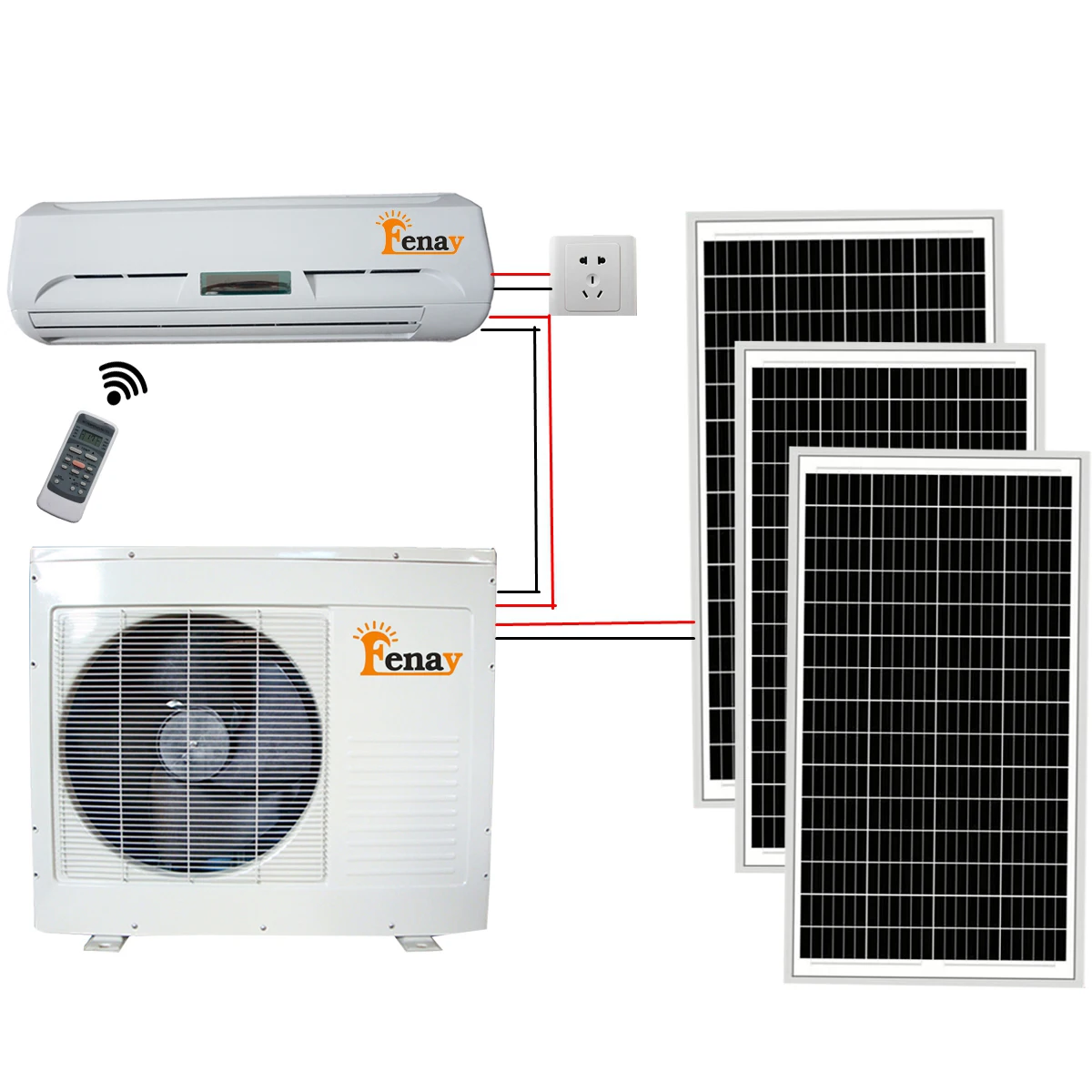 Solar Air Conditioner Manufacturer on Grid Hybrid Acdc Solar Air Conditioner