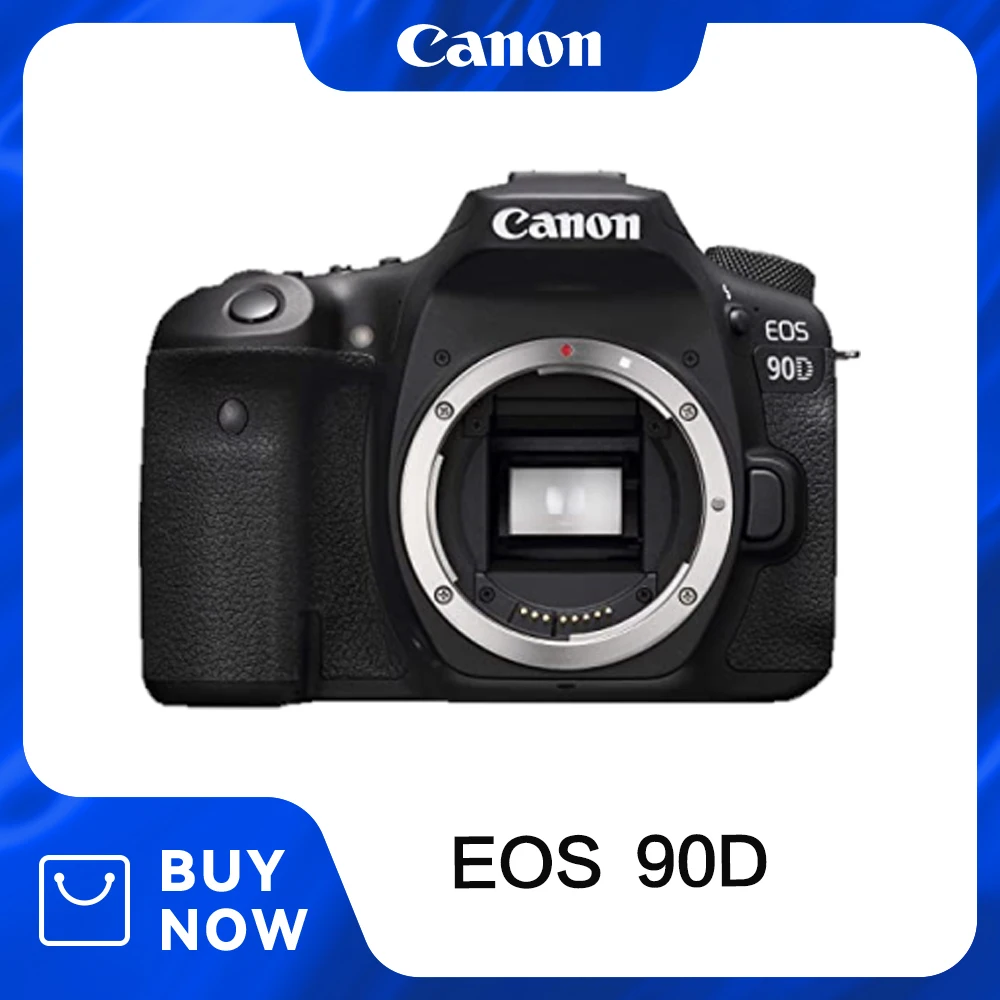 Canon eos 90d dslr câmera com 18135 é lente usm builtin wifi, bluetooth, digic 8