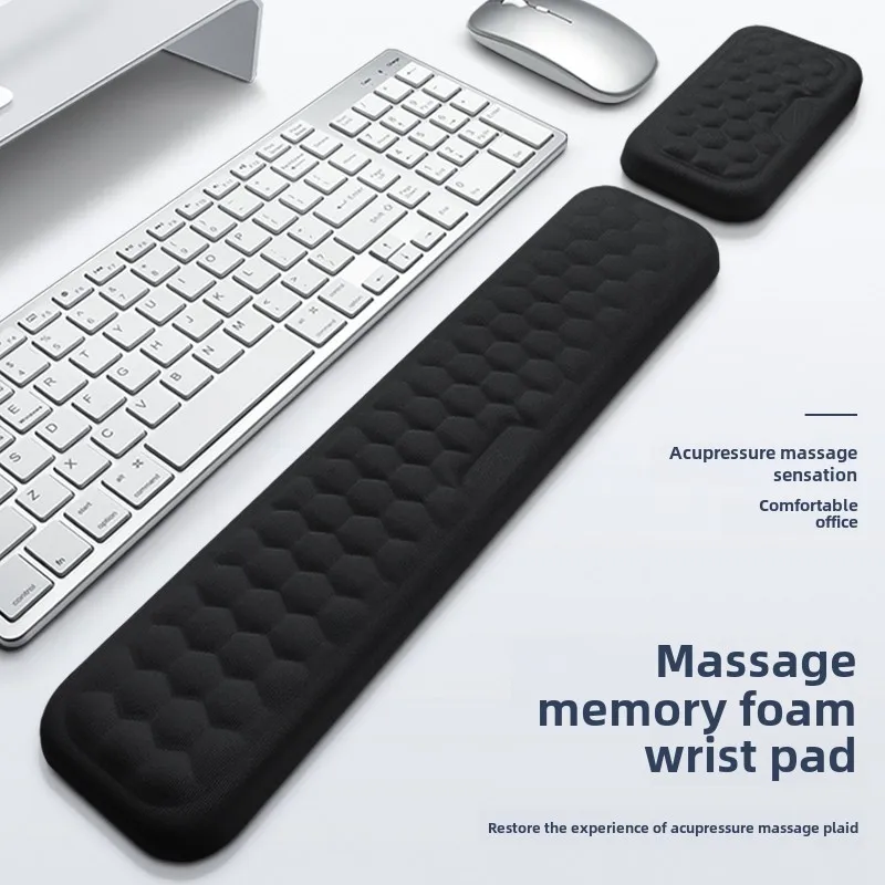 Mouse Pad Keyboard mouse wrist rest ergonomic office typing protect relax wrist memory foam computer notebook pad