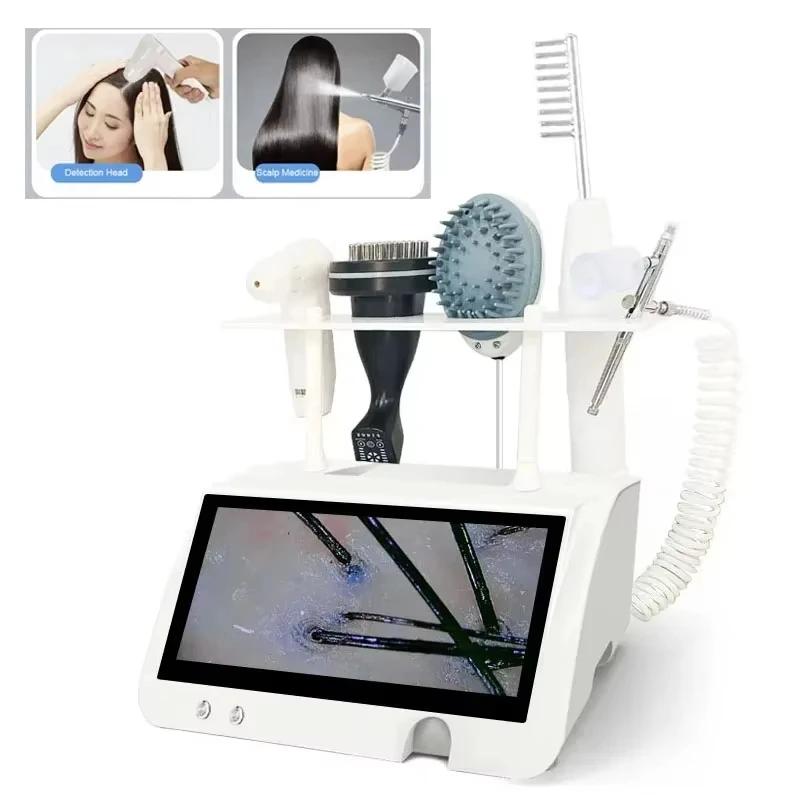 2024 Professional Hair Scalp Care Machine Nanometer Spray Hair Therapy Machines Anti-hair Loss Scalp Massager for Hair Salon 3
