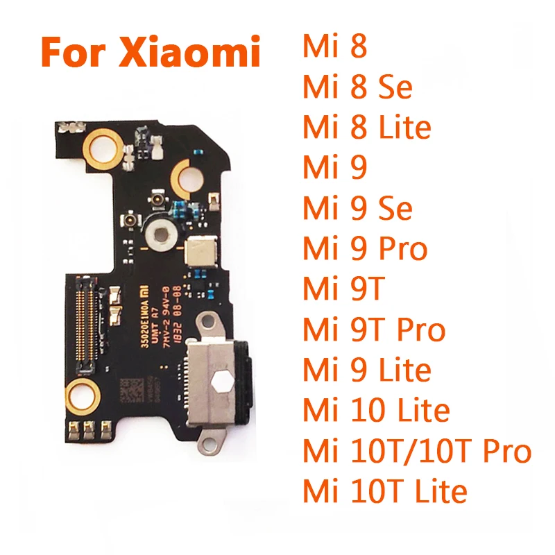 

Original Replacement For Xiaomi 8 9 Lite 8Se 9Se 9T 10T Pro Charger Connector Board USB Charging Dock Port Flex Cable