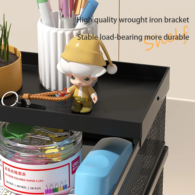 Desk organizer Sliding drawer, multifunctional paper sorter file holder for office and home school