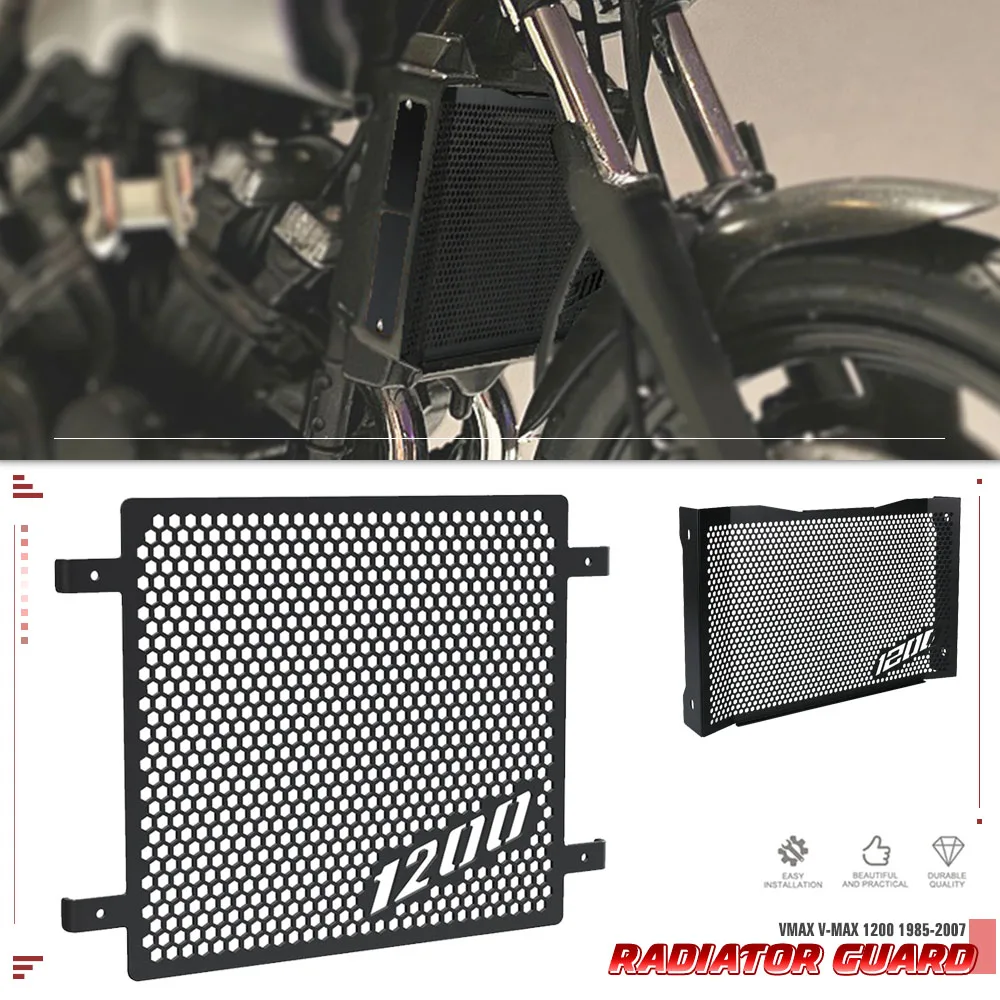 

For YAMAHA VMAX V-MAX 1200 1985-2007 Motorcycle Accessories Radiator Grille Guard Protector V-MAX1200 VMAX1200 2006 2005 2004