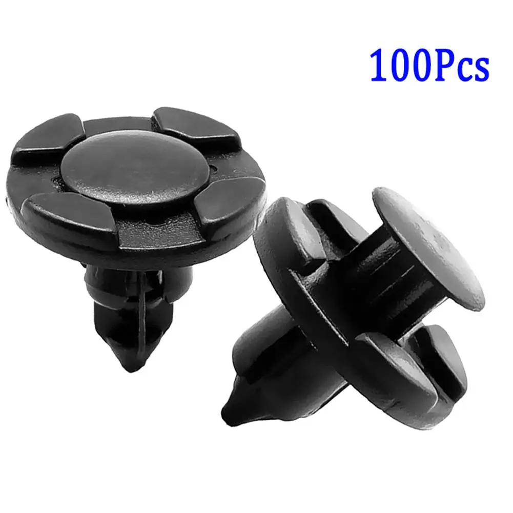 

Clips Fastener Clips 8mm Trucks Airplanes Universal Fastener Clip Black Bumper Bumpers Buses Car Fenders Caravans