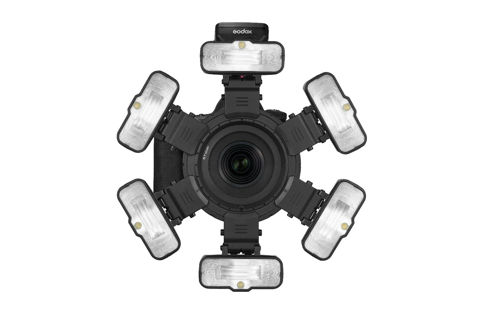 Godox MF12-K2 Macro Flash 2-Light Kit MF12 2.4 GHz HSS TTL Speedlite for Canon Sony Nikon Fuji Olympus Panasonic DSLR