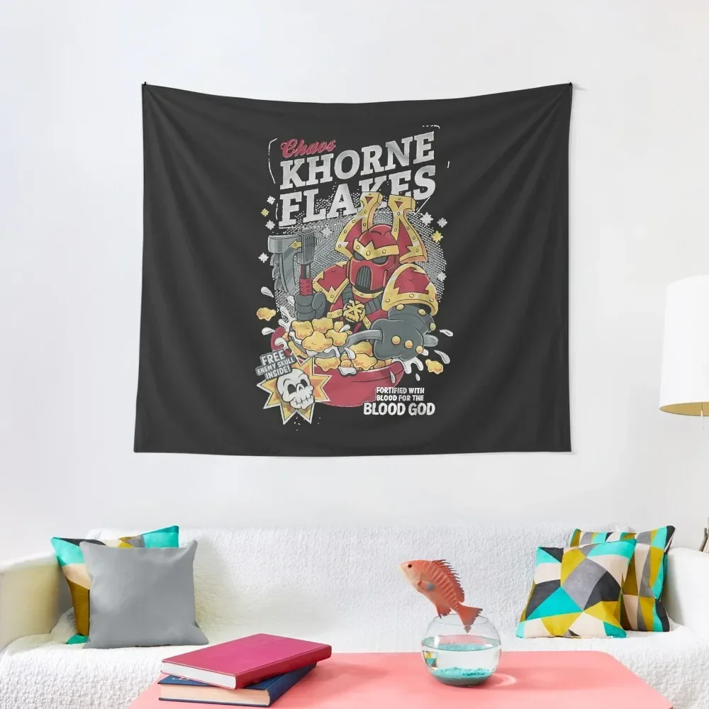 

Chaos khorne flakes Fortified with blood for the blood god Classic Tapestry Wall Decor Decor For Room Cute Room Decor Tapestry