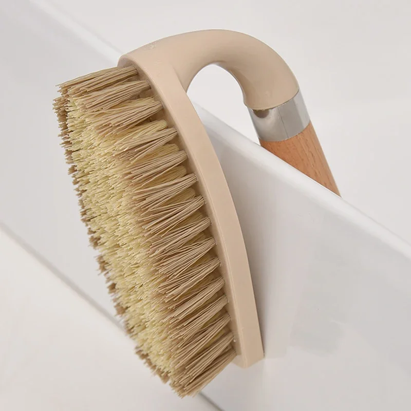 Wooden Cleaning Brush Multifunctional Log Color Shoe Washing Laundry Cleaning Brush Bathroom Floor Decontamination shoe brush laundry brush interior cleaning brush