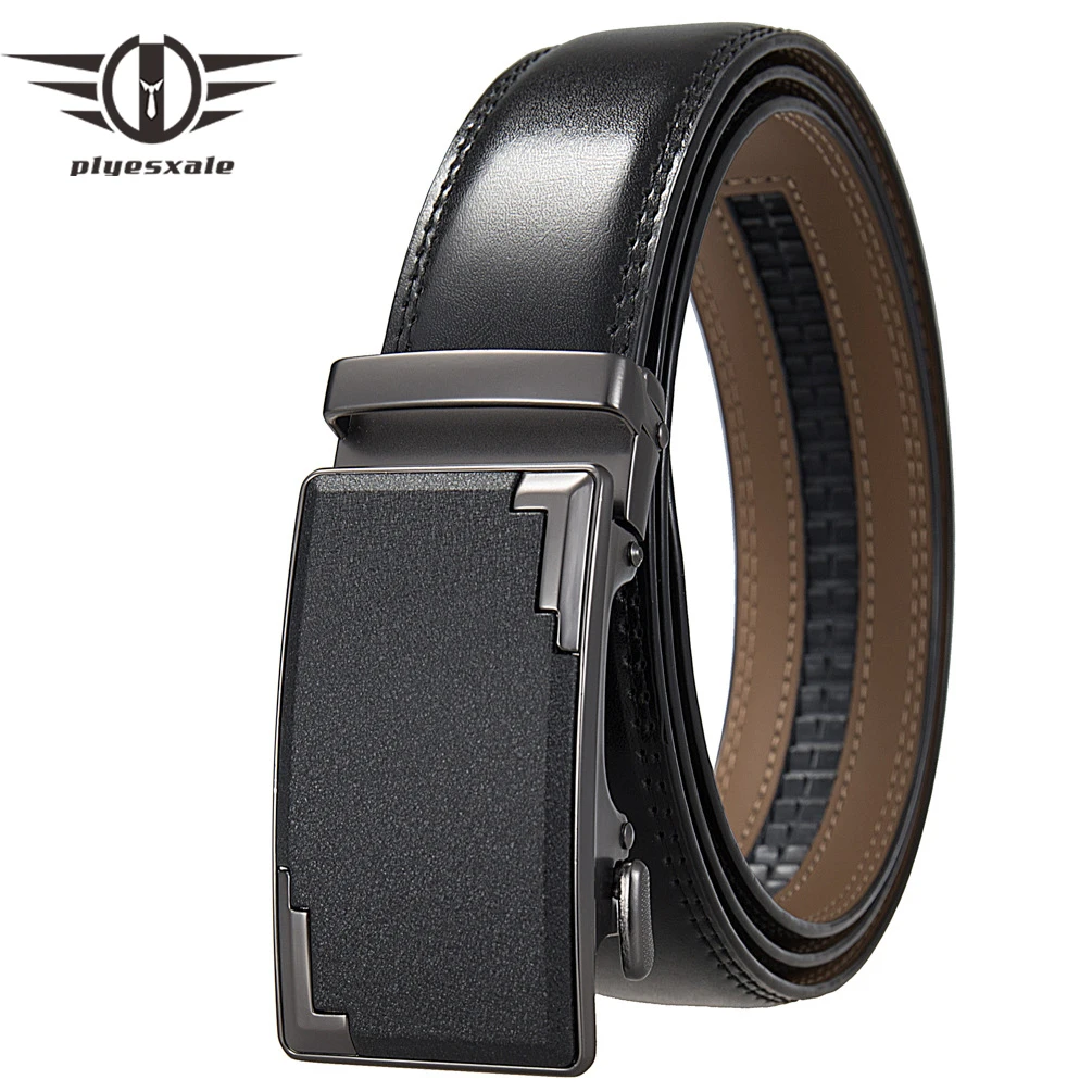 

Luxury Designer 3.5cm Width Automatic Buckle Black Belt For Men Fashion Formal Belts cinturones para hombre ceinture homme B1327