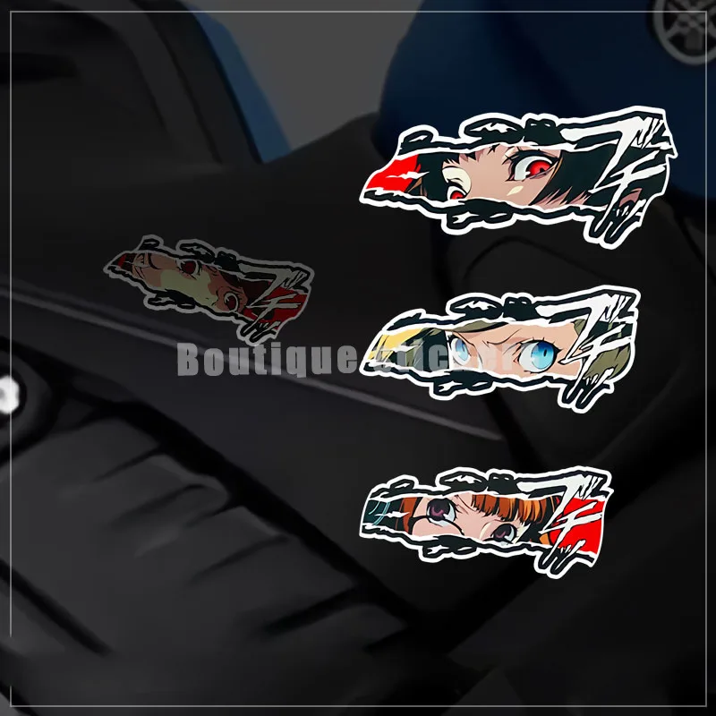

Автомобильная наклейка рекламная Настройка заднего стекла Tekken Masaru Niijima Makoto P5 Persona Автомобильная наклейка Водонепроницаемая высекальная