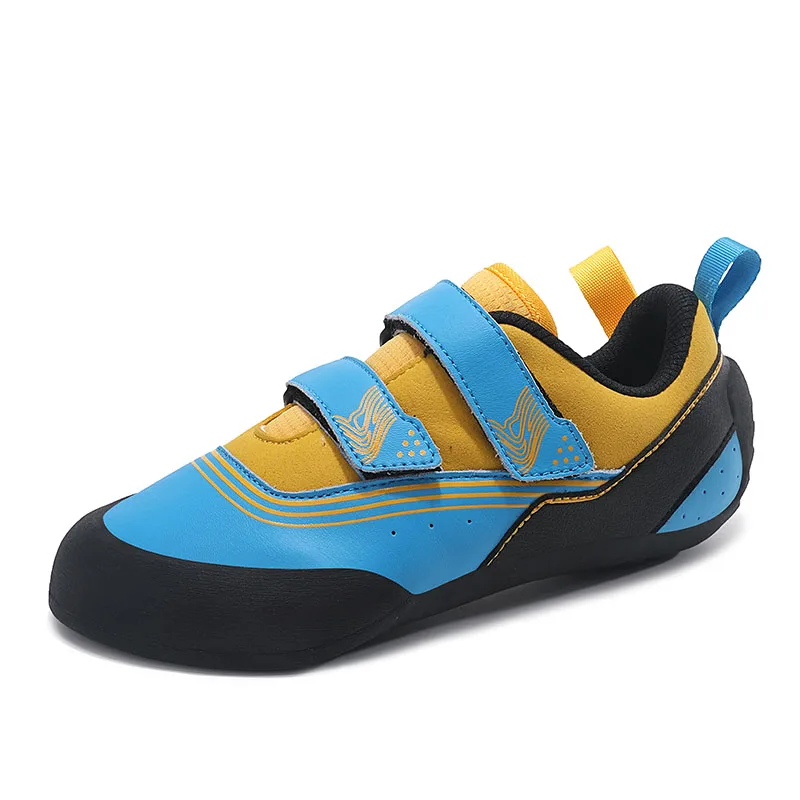 

2023 New Teenagers Rock-Climbing Shoes Size 30-39 Comfortable Climbing Training Shoes Kids Beginners Indoor Climbing Sneakers