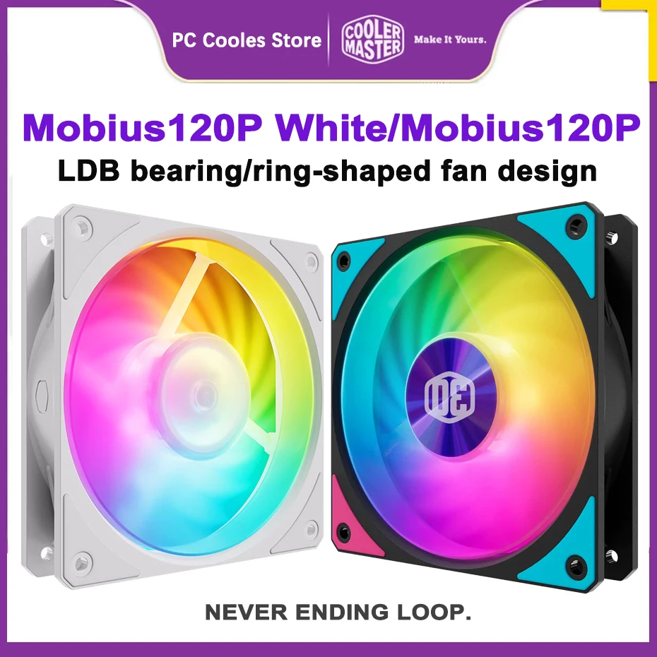 Cooler Master Mobius 120 Ventilateur de Boitier - Conception Ring