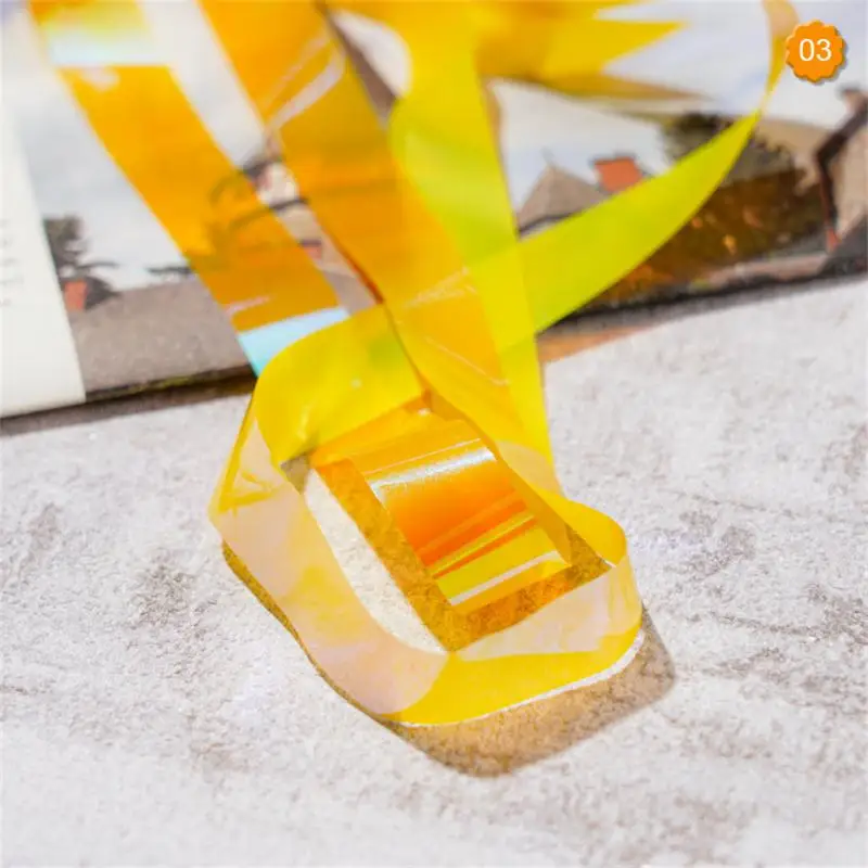 Scatola Aurora Candy Glass Paper Nail Enhancement Starry Sky Paper Ice Cellophane Manicure Design Nail Art Strass