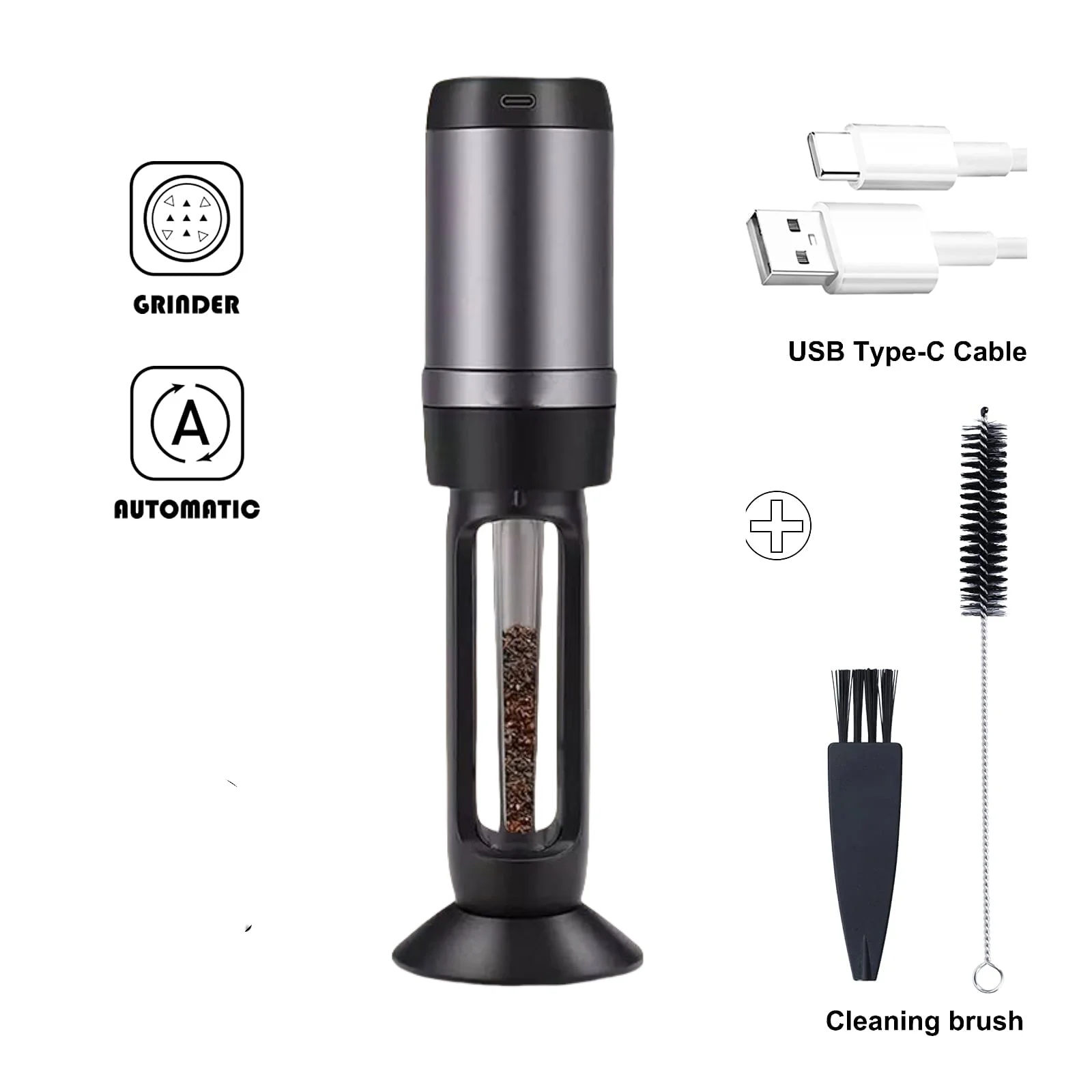 Herb Grinder Smoking Accessories CRUSHER Electric Herb Grass Grinder Horn Tube Cigarrate Filling Machine Spice Herbal Crushers for Tobacco Shop