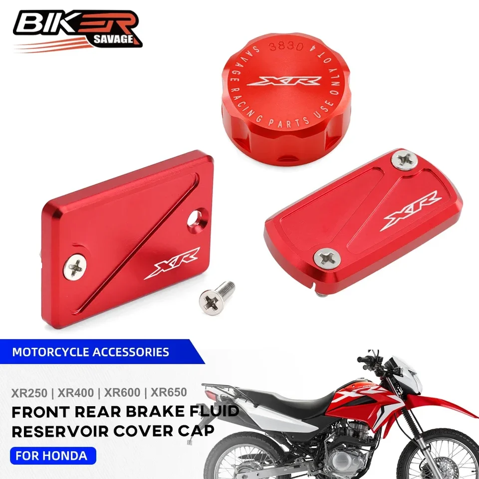 XR650 2024 Front Rear Brake Reservoir Cover For Honda XR250R XR400R XR600R  XR650L Motorcycle Accessories Oil Fluid Cylinder Cap - AliExpress, image size:960x960