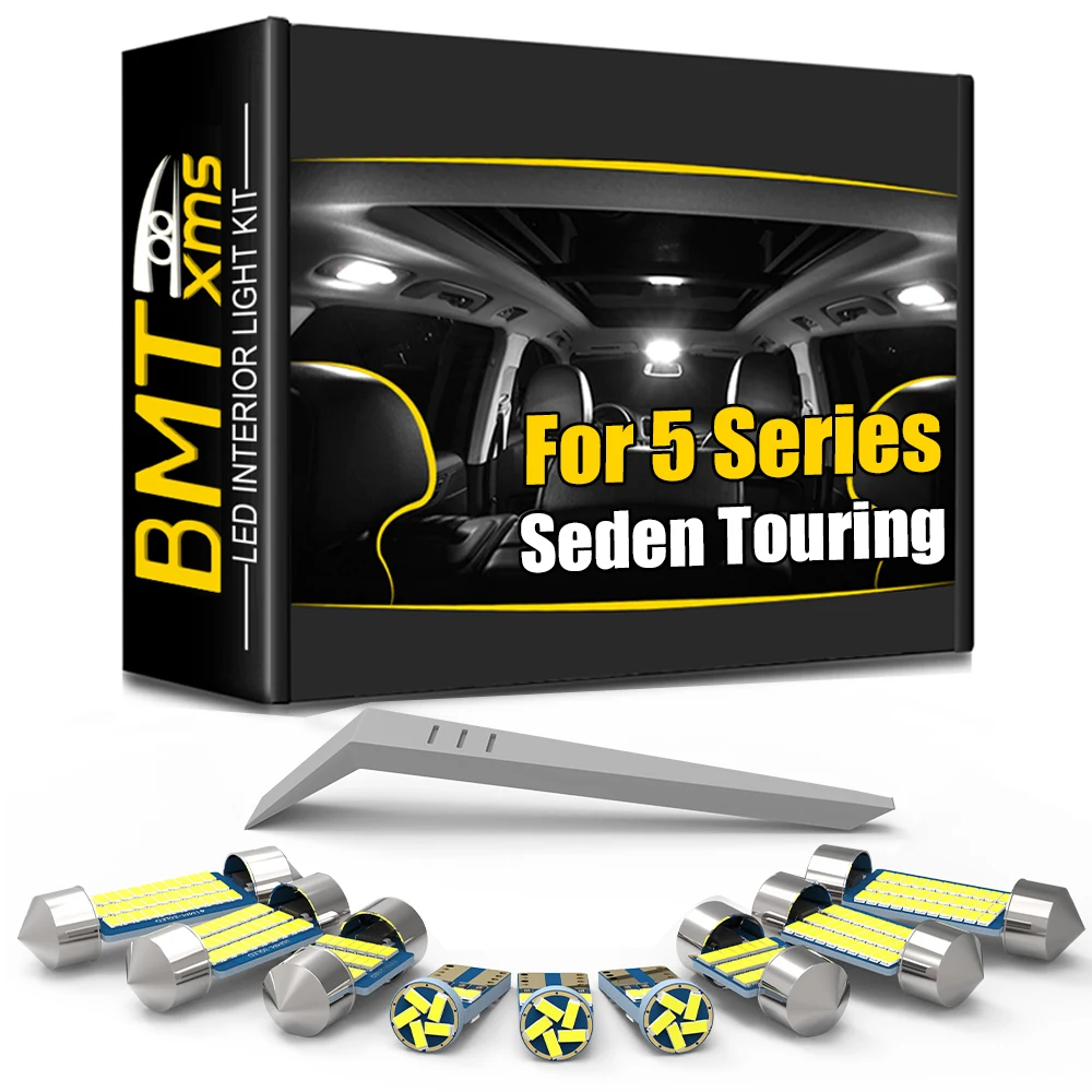 

BMTxms Canbus LED Interior Light Kit For BMW 5 Series M5 E39 E60 E61 F10 F11 2000 2002 2003 2004 2010 2012 2015 2016 Accessories