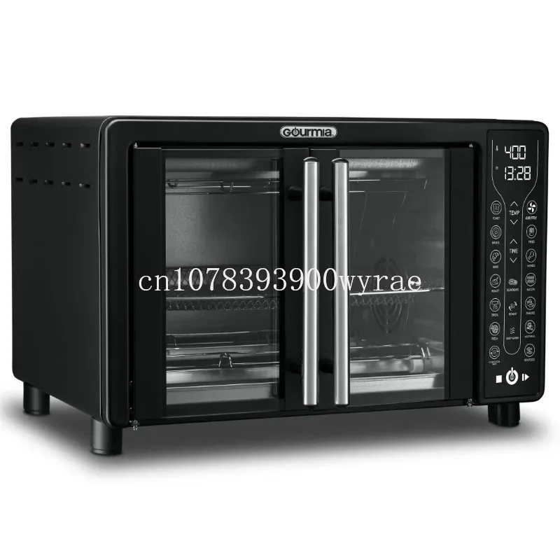 

Black Digital French Door Air Fryer Toaster Oven