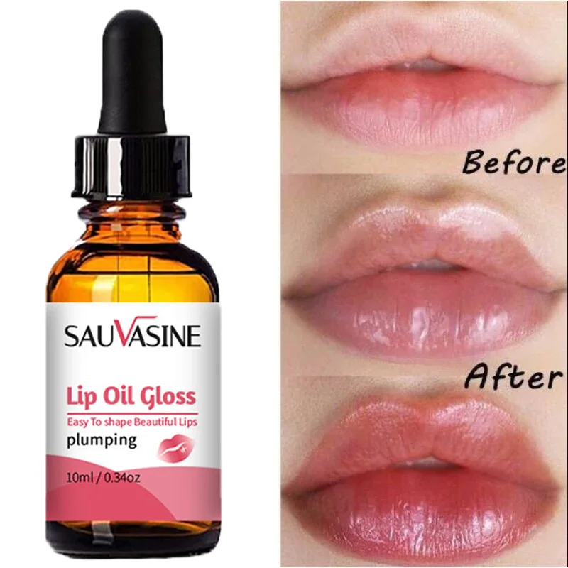 

Instant Volumising Lips Serum Plumper Repairing Reduce Fine Lines Fuller Filler Bigger Pulp Lips Moisturizing Care Serum 10ML