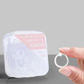 Anelli per rilegatura di quaderni, album, diari, forniture per scuola e ufficio, anelli per rilegatura a fogli mobili, anelli circolari, anelli per rilegatura fai da te
