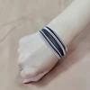 Metal Stainless Steel Waterproof Spring Mixed Color Expandable Bracelet Classic Guitar String Annular Charm Jewelry Unisex Gifts 2