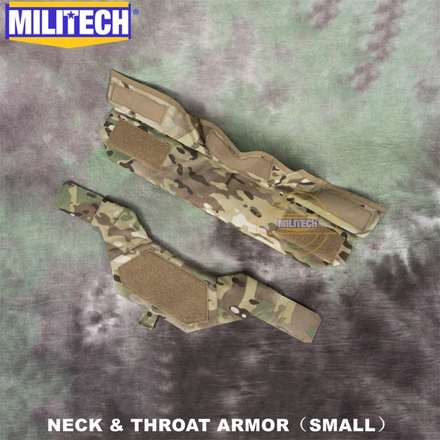 MILITECH NIJ 3A IIIA 0108.01 Ballistic Neck and Throat Protector Bulletproof Collar Modular Ballistic Neck Fragment Protector 3