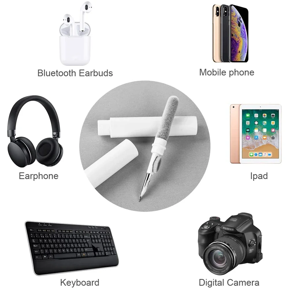 Bluetooth Earphone and Earbuds Cleaning Kit with Pen and Brush Tools