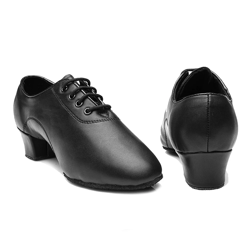 SWDZM Scarpe Da Ballo Latino Americane Per Donna – Punta Chiusa, Tacco 3,5 Cm, Suola Scamosciata, Morbide E Traspiranti Per Tango, Salsa E Bachata