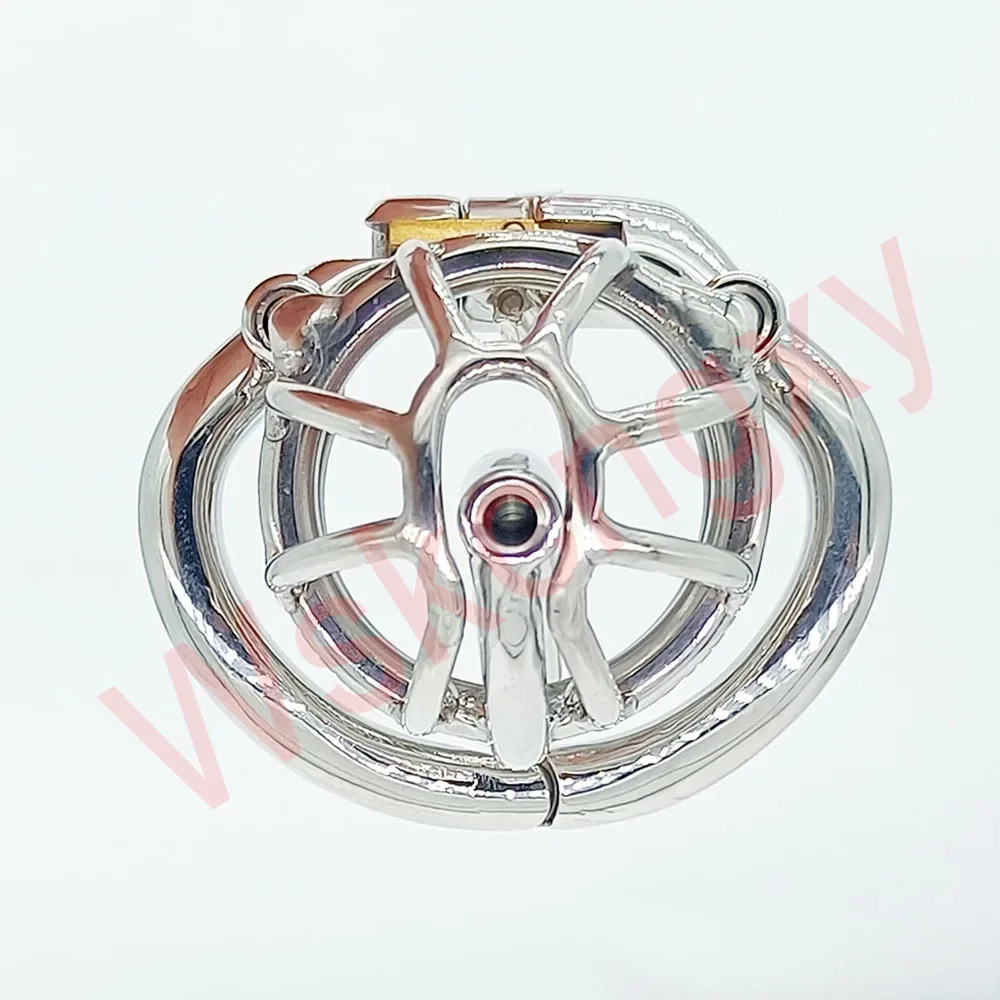 Penis Chastity Cage NEW Male Chastity Devices Stainless Steel Cock Cage with Removable Urethral Catheter Adult Sex Toys for Men Penis Lock
