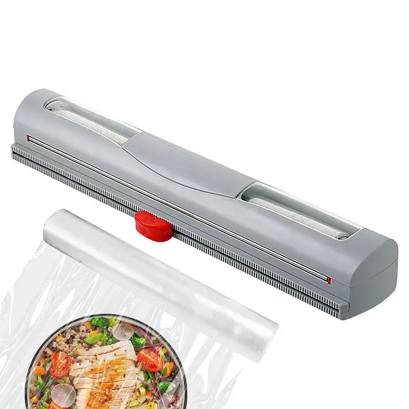 Cling Film Slide Cutter 2 In 1 Wrap Dispenser With Cutter Professional
