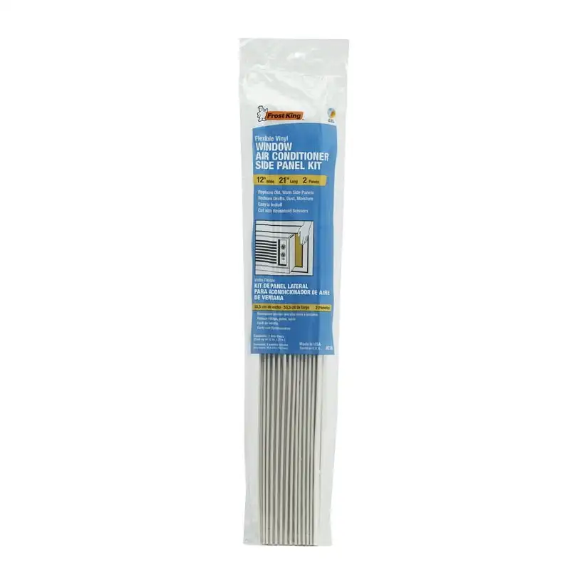 

AC18A Air Conditioner Side Panel Kit, 2-Pack, 0.75" x 5" x 14, White