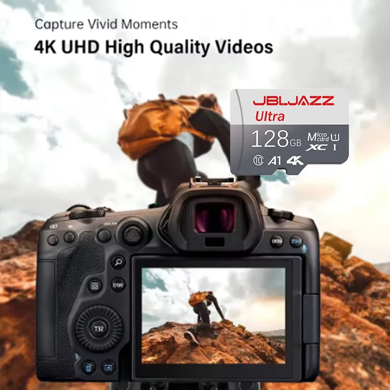 고속 A1 V30 U3 메모리 카드 512GB 64GB 128GB 256GB 플래시 미니 SD 카드 (4K HD 카메라, TV, 게임, 고프로, UAV, 선물용 어댑터 포함)