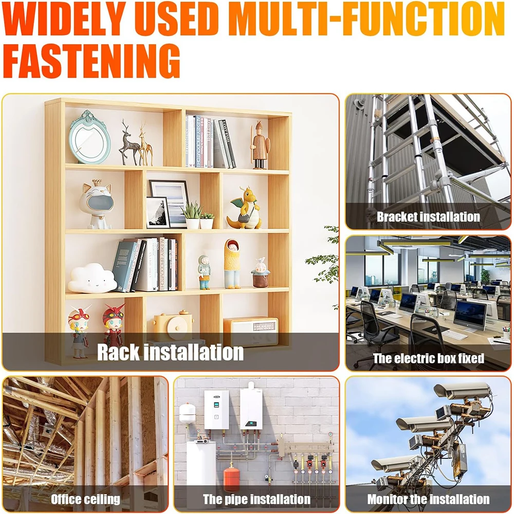 Handheld Nail Gun Powerful Concrete Manual Rivet Silence Gun Ceiling Wall Anchor Wire Slotting Device Roofing Framing Palm Gun 4