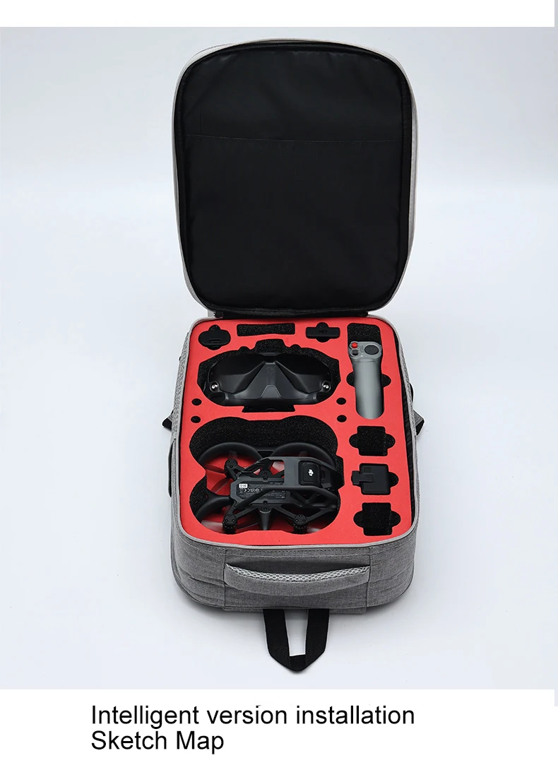 For DJI Avata Backpack, Intelligent version installation Sketch