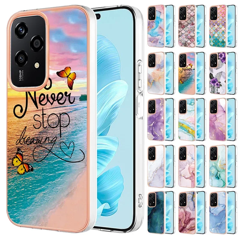 Elegant Marble Design Protective Phone Case