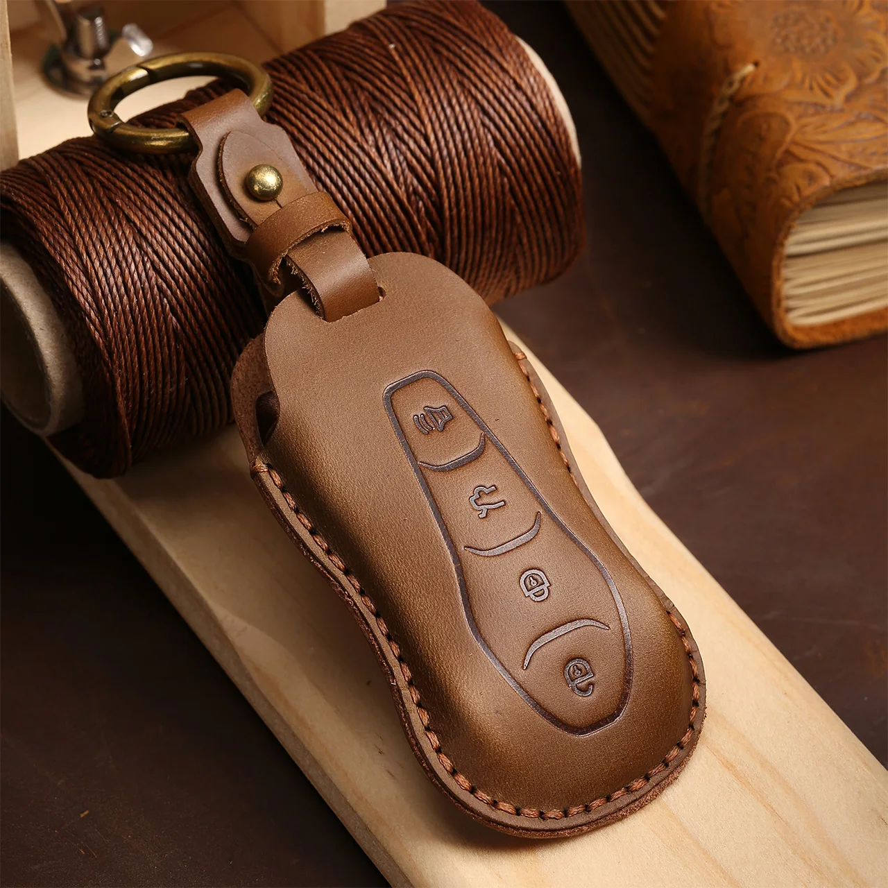 4-Button Car Key Fob Cover Case Protector