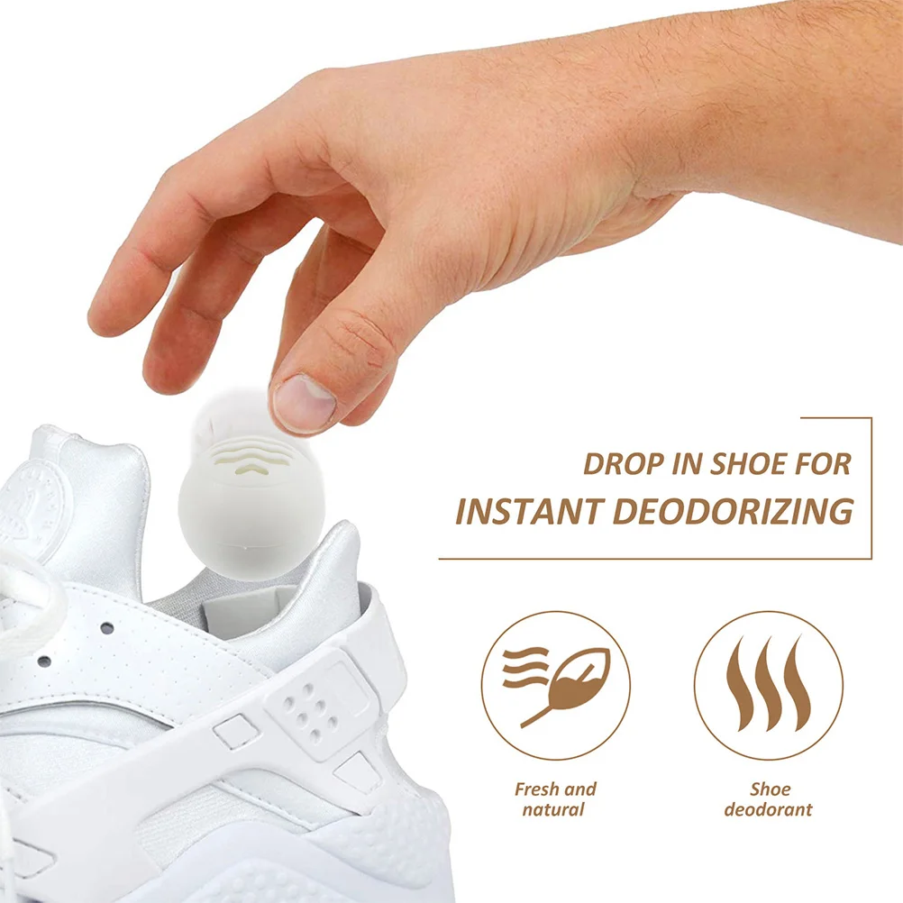 12 Pcs Deodorant Ball Sneaker Deodorizers Shoe Smell Eliminator Pp Smelly Shoes Remover