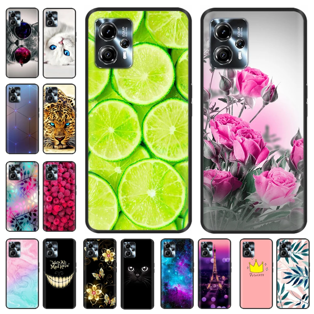 Per Moto G13 G23 Custodia Fiori Colorati Custodie Morbide Per Moto Rola Moto G23 G 13 Moto G13 Cover Posteriore Protettiva Paras 6.5''