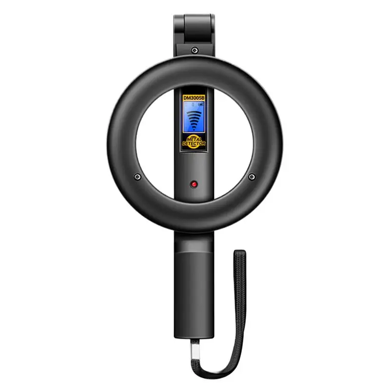 Hand Held Metal Detector Wand Portable Metal Tester Foldable 360 Scanning Audible & Vibration Alerts High Sensitivity Detection