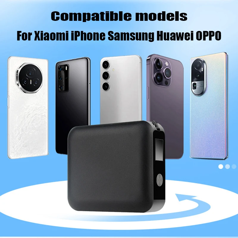 Xiaomi 50000mah Portable Power Bank HighCapacity Detachable USB to TYPE C Two-way Fast Charger Mini Powerbank for iPhone Samsung 2