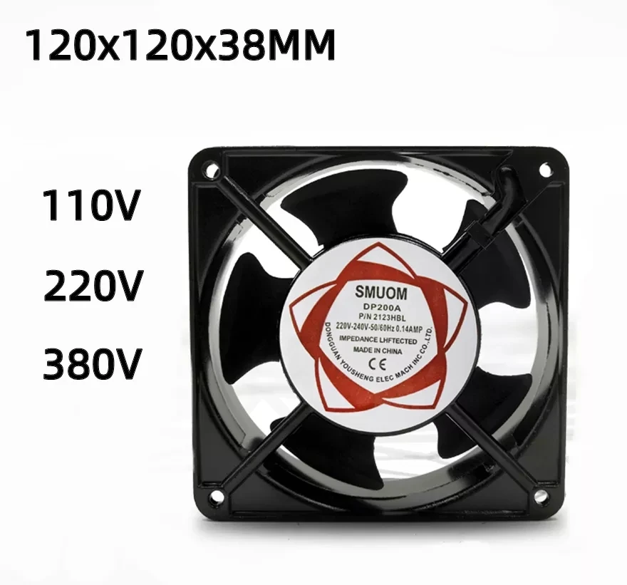 

Axial Fan Cooling Fan Sunon DP200A 12038 120*120*38 110V 220V 380V Copper Core 2Wires