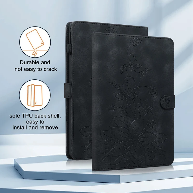 Premium PU Leather Tablet Stand Cover - Elegant, Durable, and Versatile Design